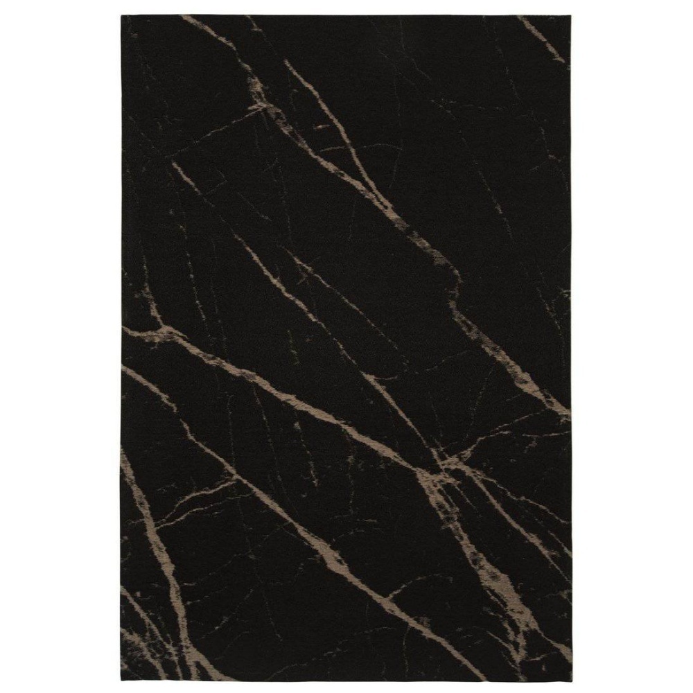 SELSEY Dywan łatwoczyszczący Kerven czarno-złoty