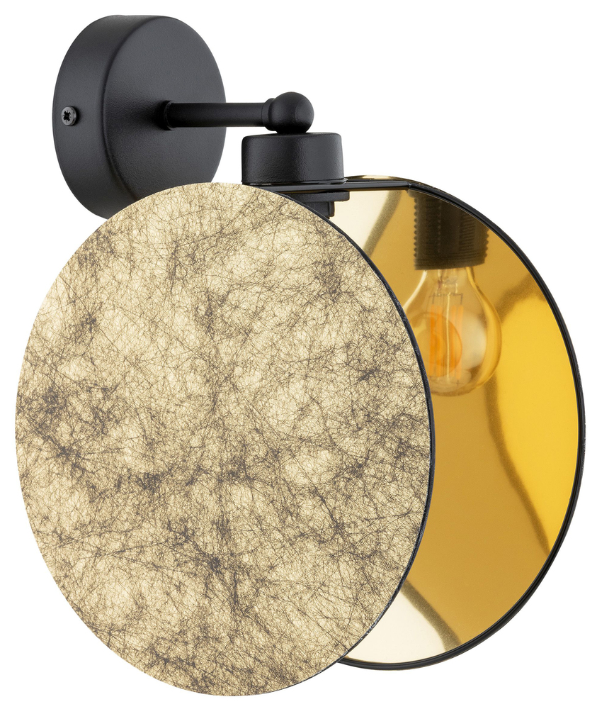 SELSEY Kinkiet Soliess średnica 20 cm złoty