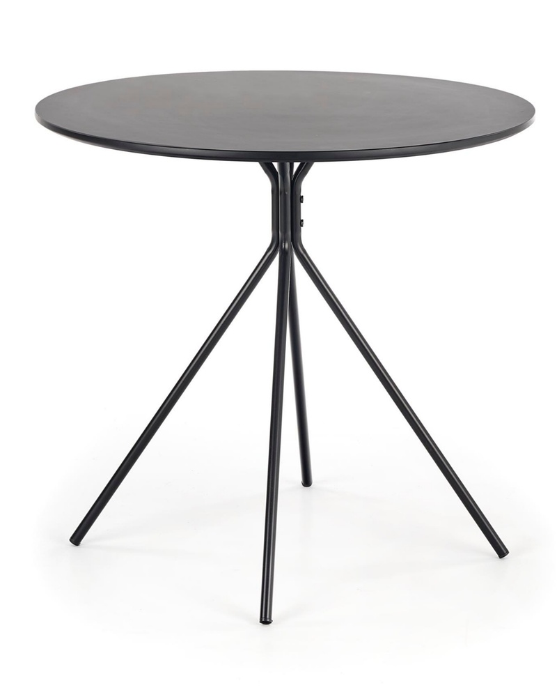 SELSEY Stół okrągły Graddile średnica 80 cm czarny