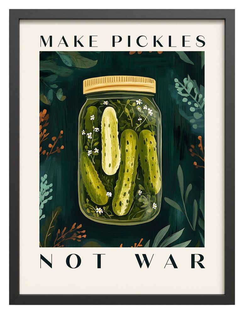 SELSEY Obraz w czarnej ramie Pickles 40x30 cm