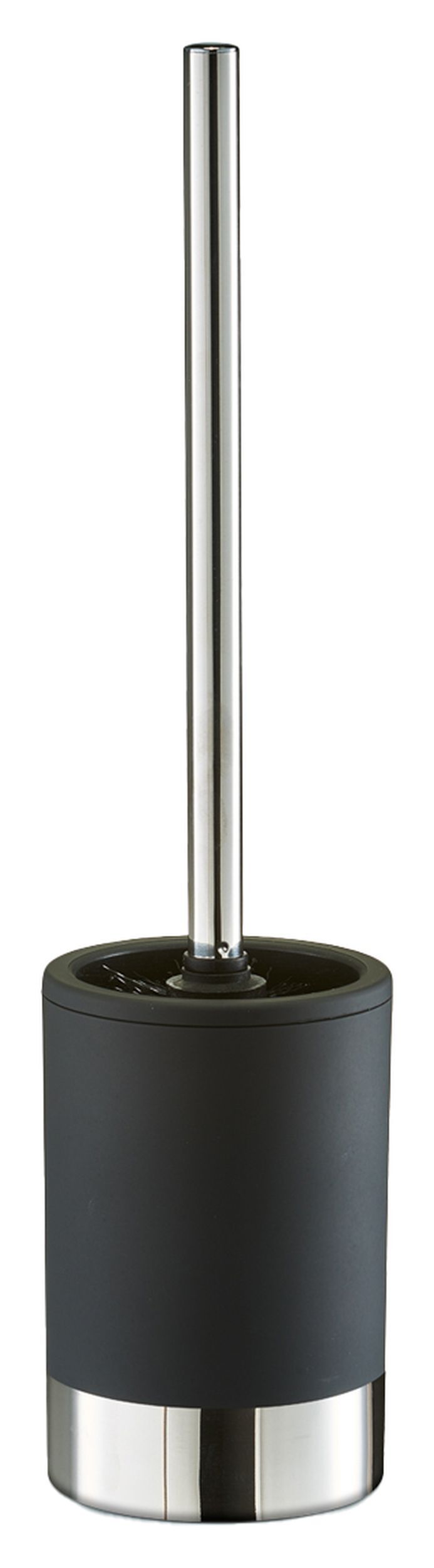 SELSEY Szczotka do WC Rallous czarno-srebrna