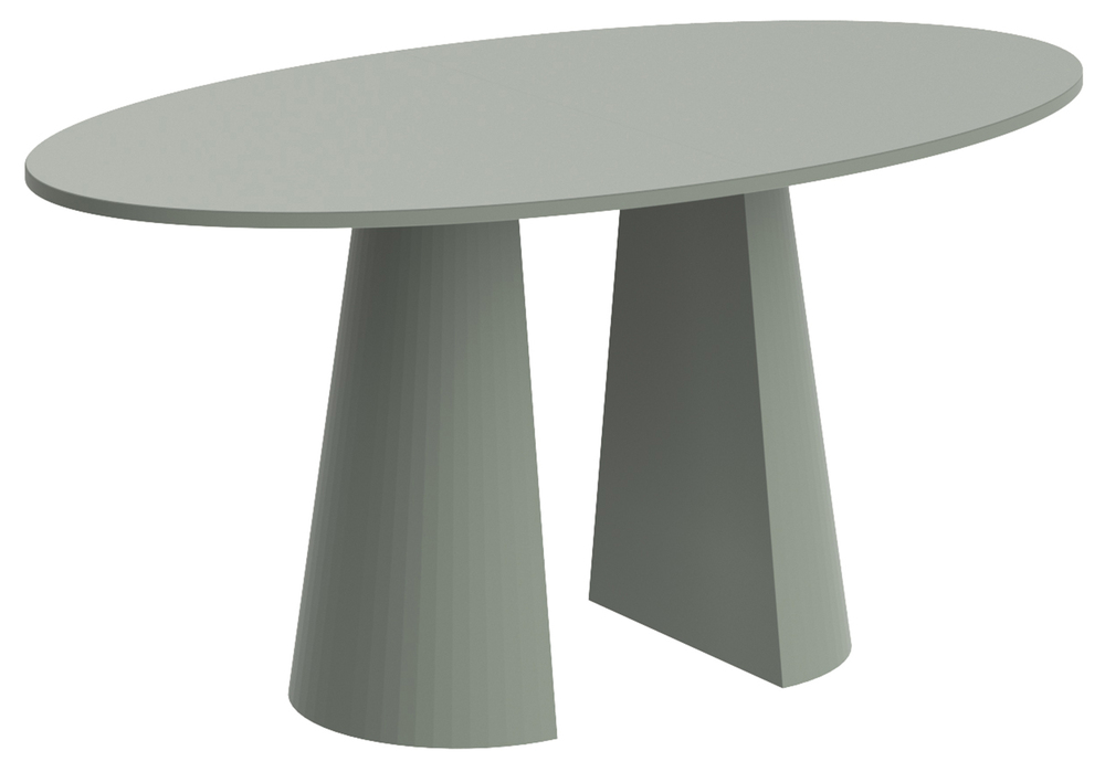 SELSEY Stół do jadalni Signize 160x89 cm zielony mat