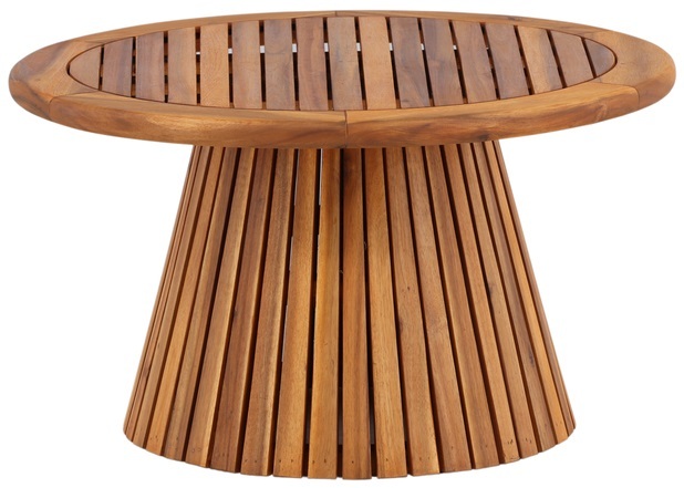 SELSEY Stolik ogrodowy Viezze ⌀70 naturalny