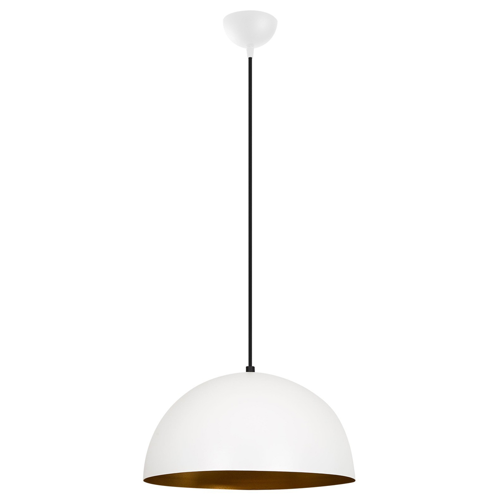 SELSEY Lampa sufitowa Rientaki średnica 40 cm biała