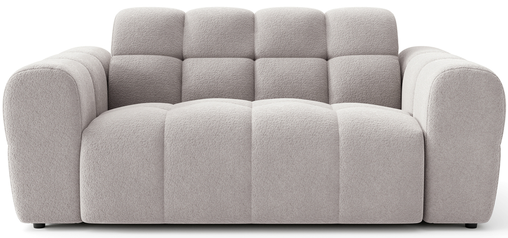 SELSEY Sofa dwuosobowa Monti szarobeżowa szenil