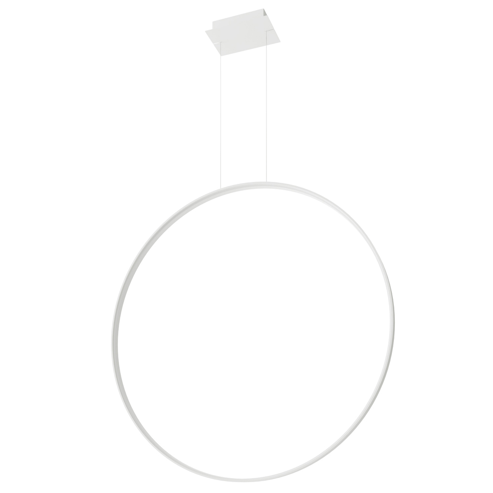 SELSEY Lampa wisząca Retore średnica 110 cm 4000K biała