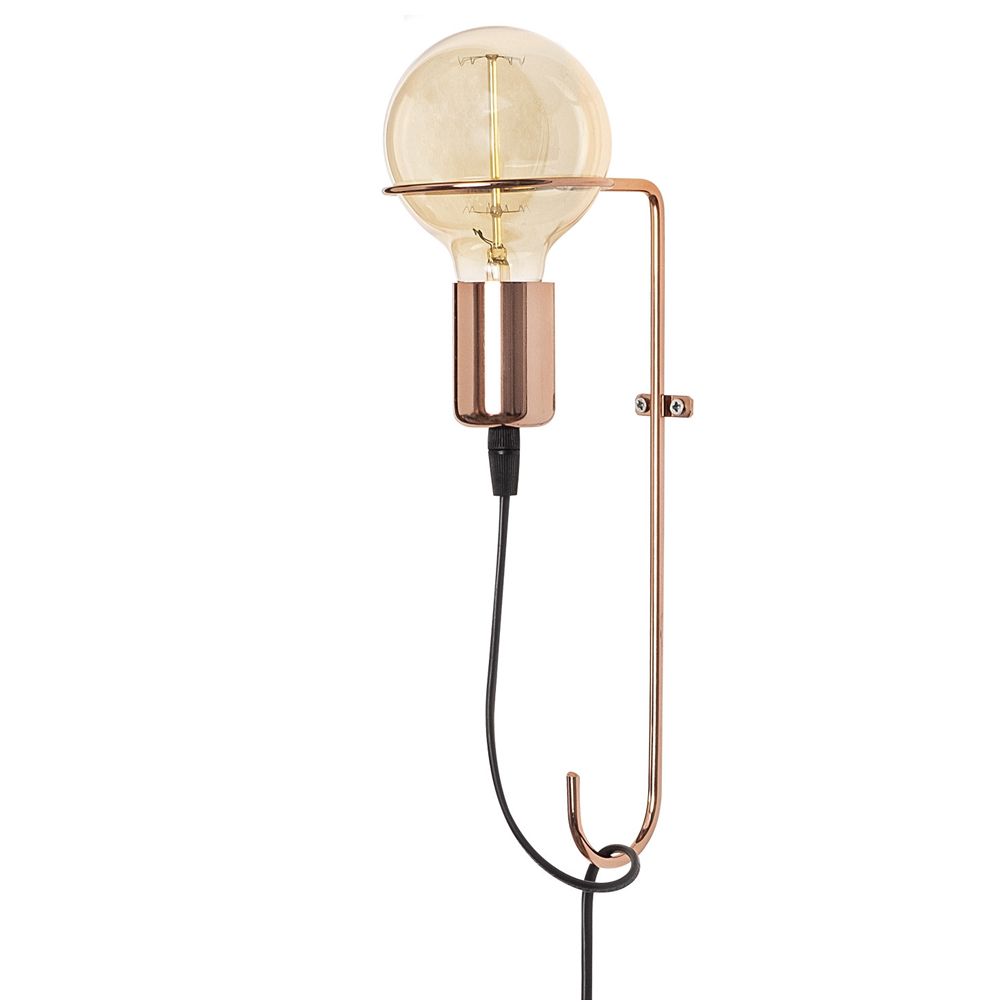 SELSEY Kinkiet ścienny Coffix industrialna miedziana