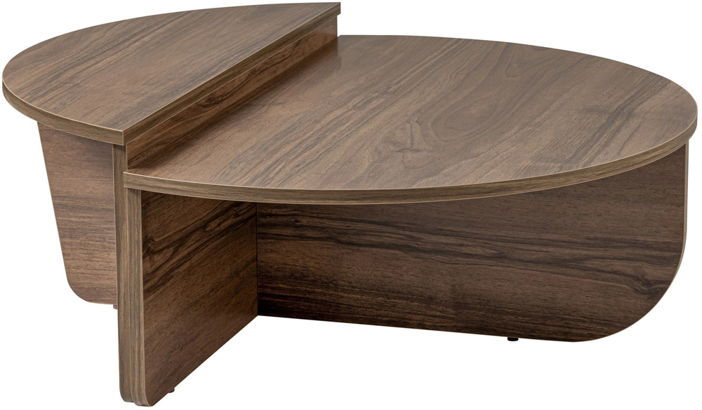 SELSEY Stolik kawowy Hypnesse o nieregularnym kształcie orzech