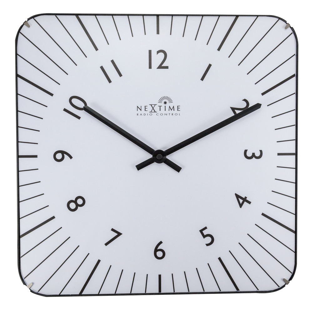 SELSEY Zegar ścienny Alex RC 35 cm biały