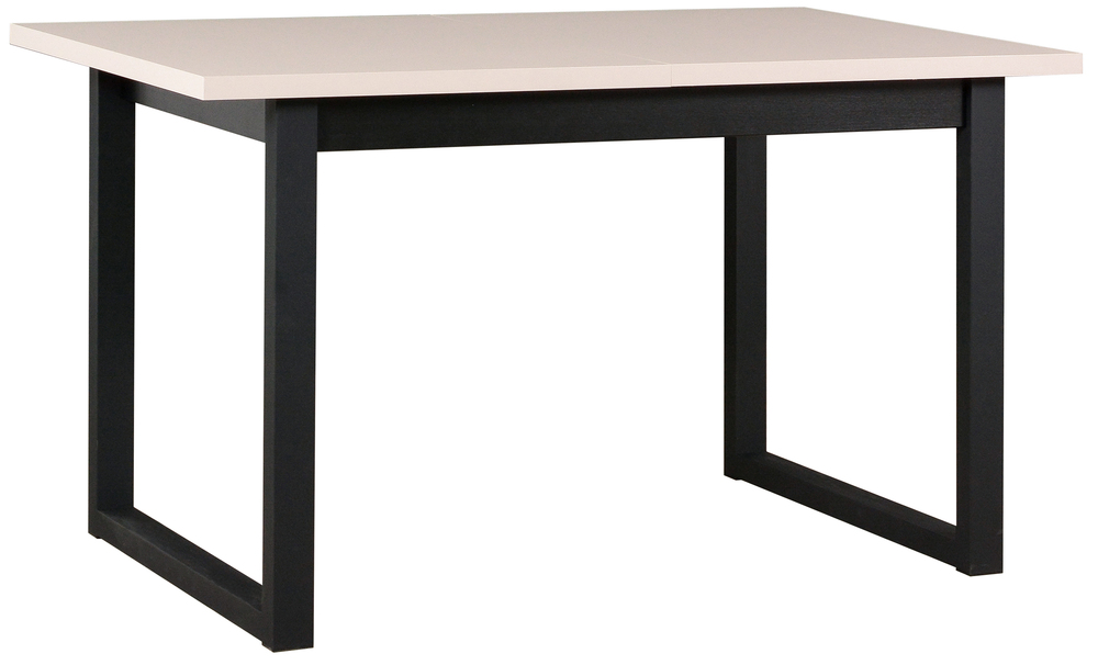 SELSEY Stół rozkładany do jadalni Flotaro 140-180x80 cm czarny/kaszmir