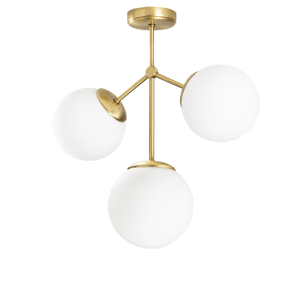 SELSEY Żyrandol Beid x3 złoty