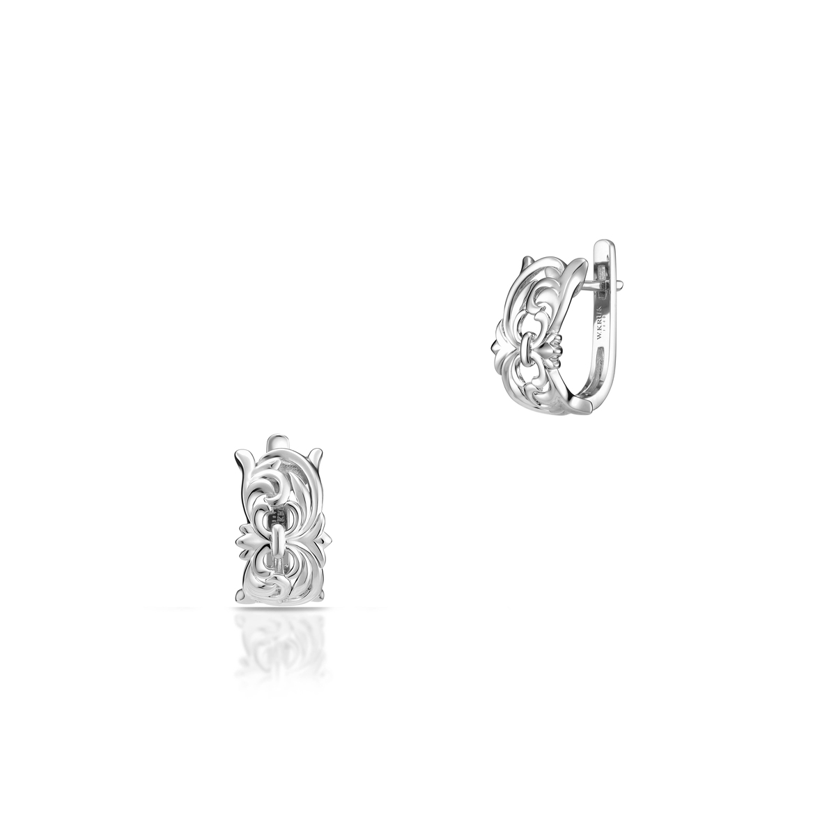 W.KRUK Kolczyki srebrne Baśniowa