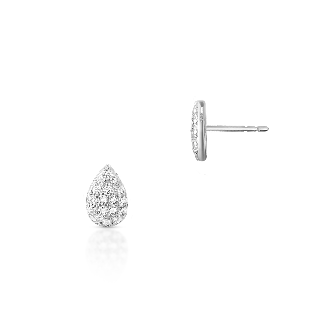 W.KRUK - Kolczyki srebrne z cyrkoniami