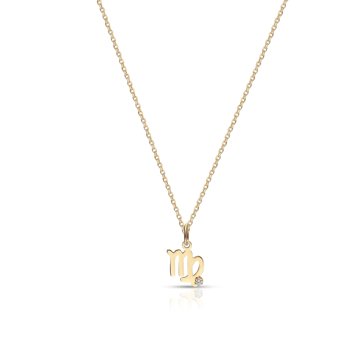 W.KRUK Wisiorek złoty Zodiak Panna