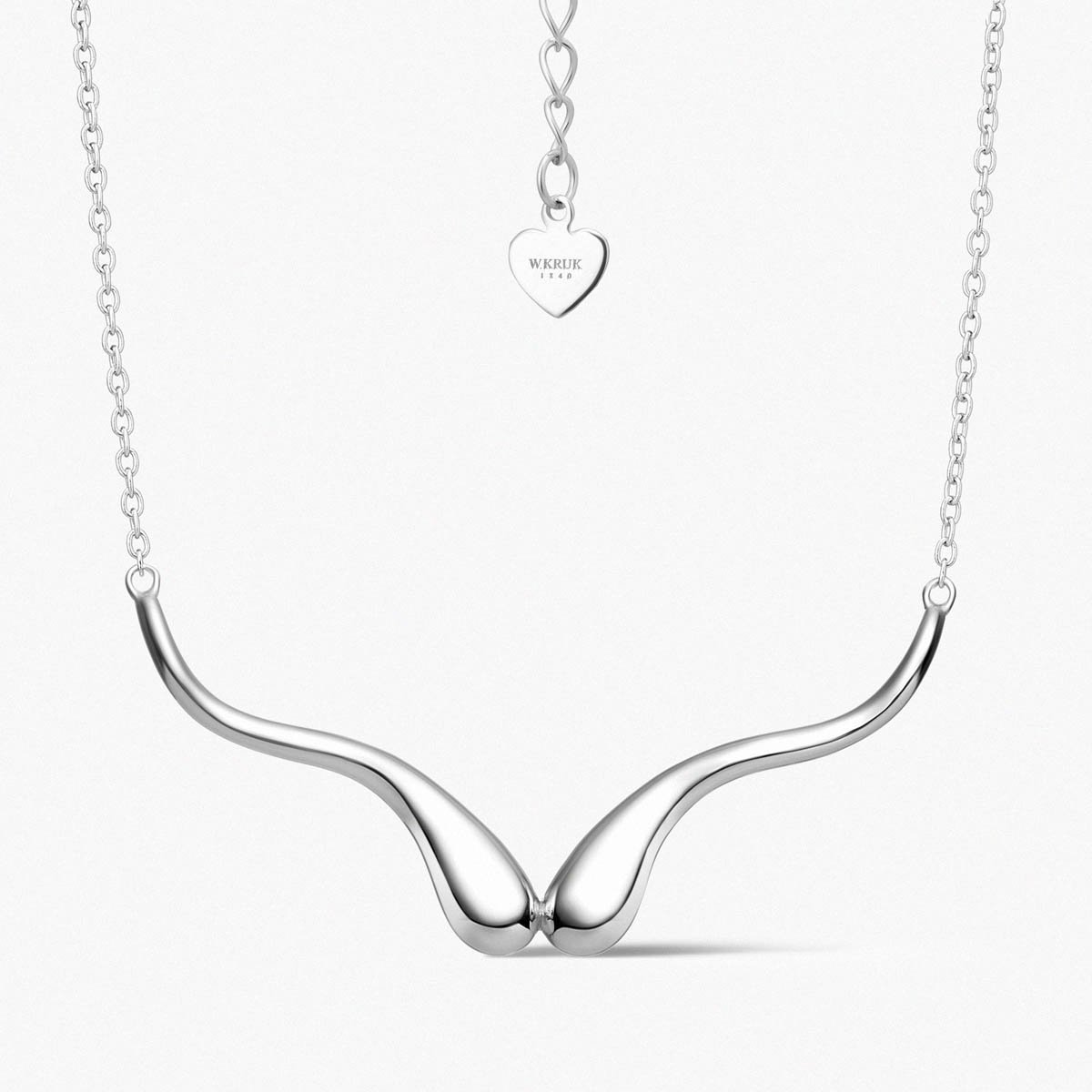 W.KRUK - Naszyjnik srebrny Modern
