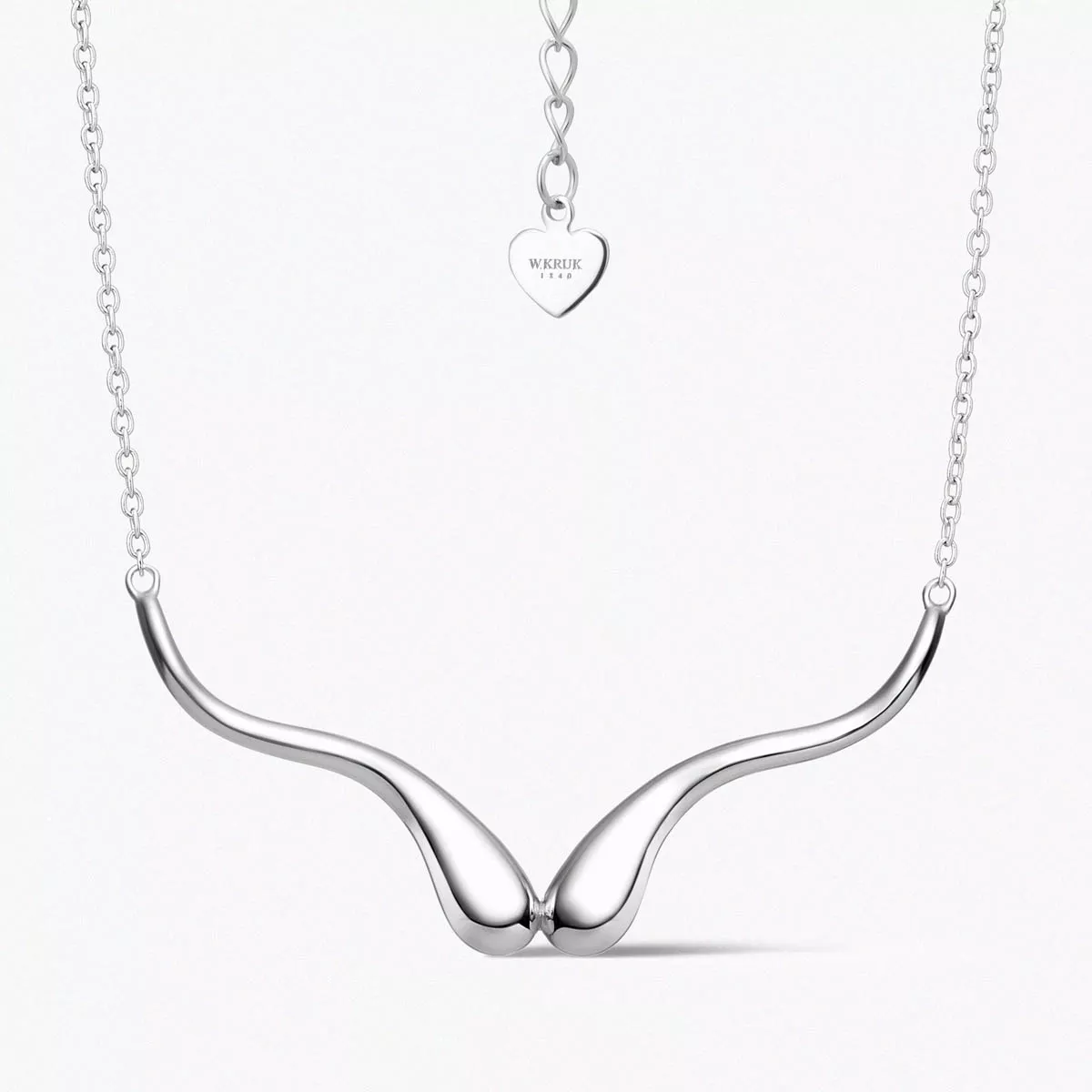 W.KRUK - Naszyjnik srebrny Modern