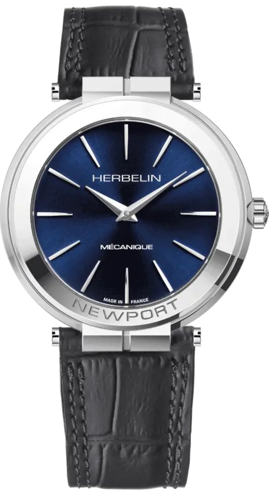 Zegarek Męski HERBELIN Slim Mechanical Newport 1222AP15