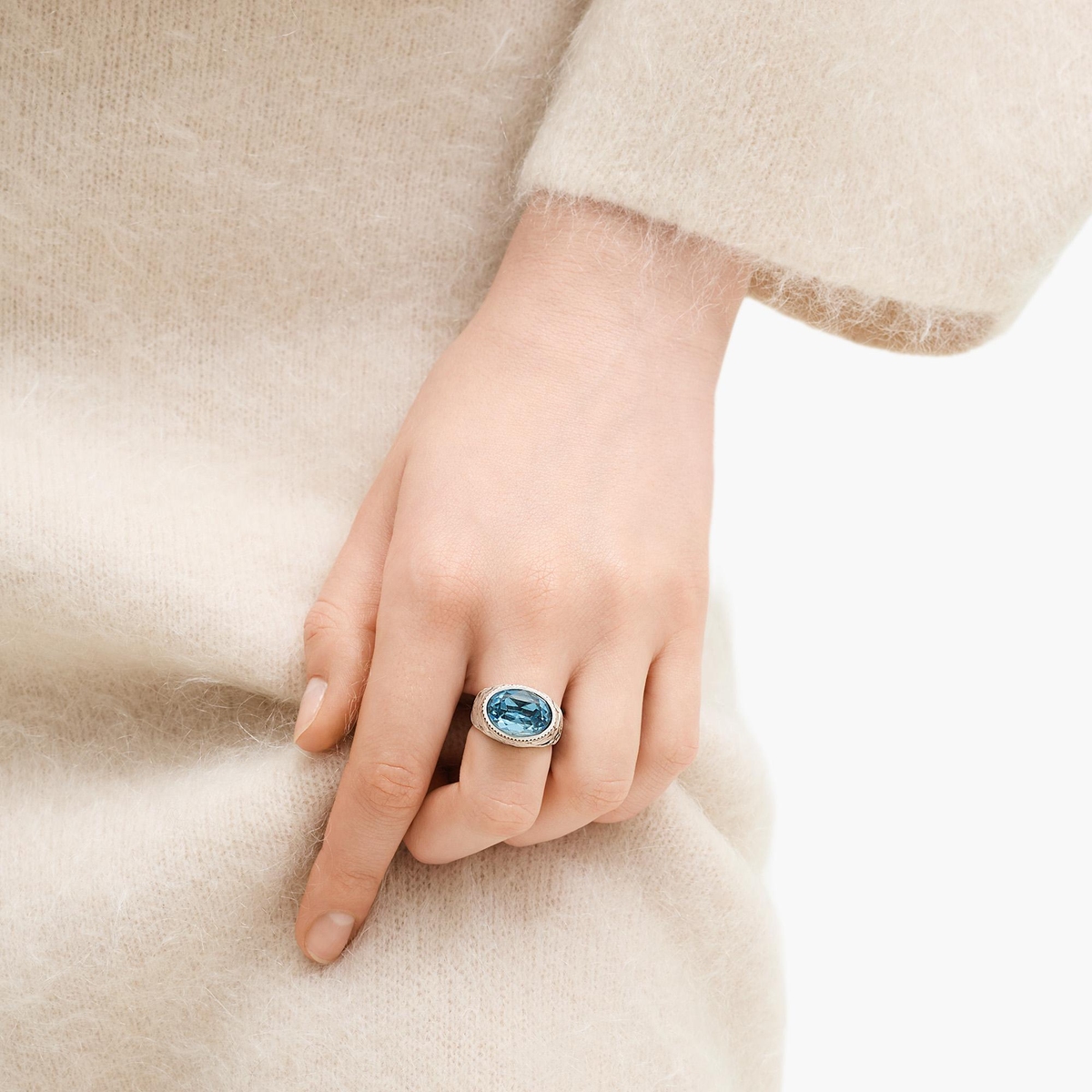 W.KRUK Pierścionek srebrny Motyle