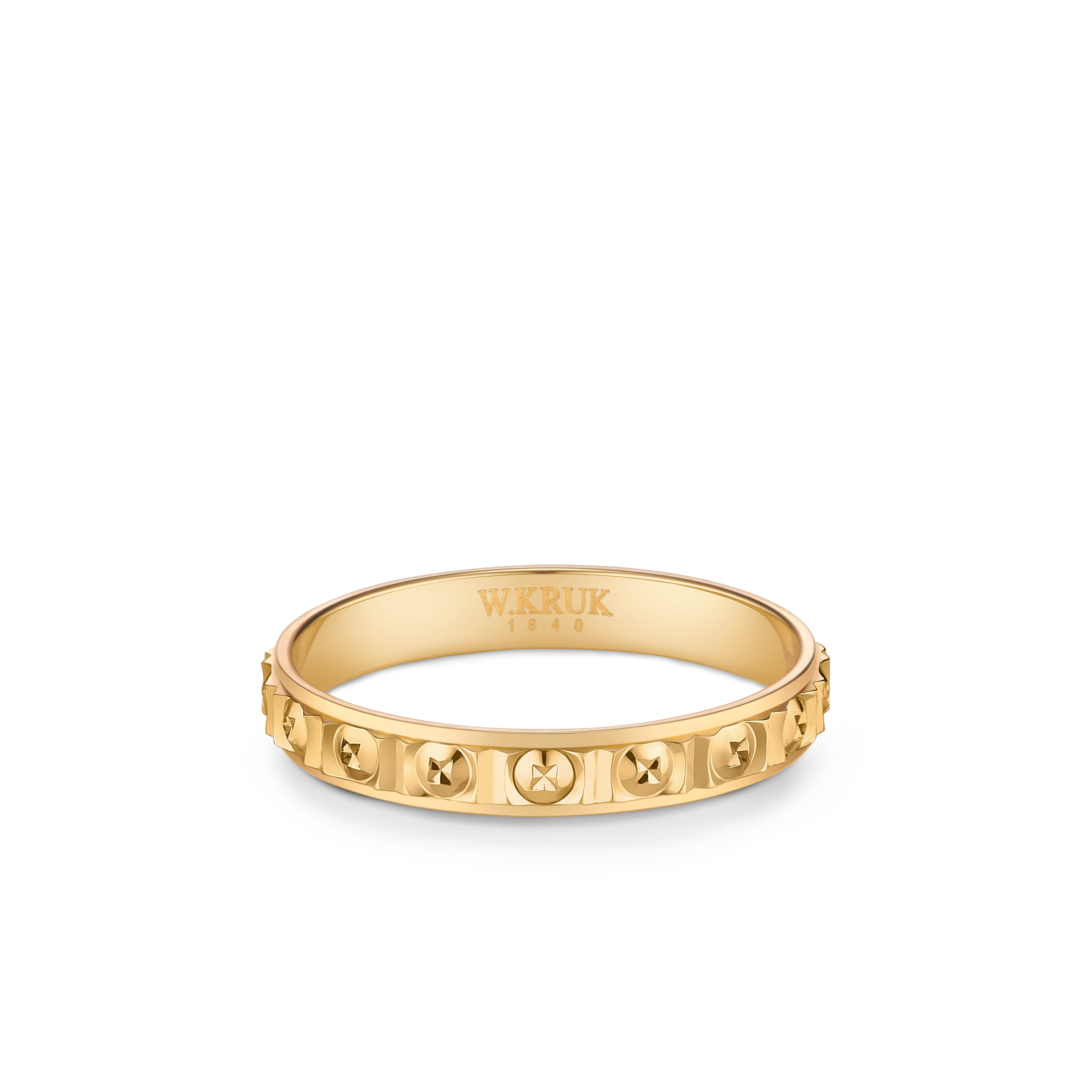 W.KRUK - Obrączka ślubna złota Fantasia