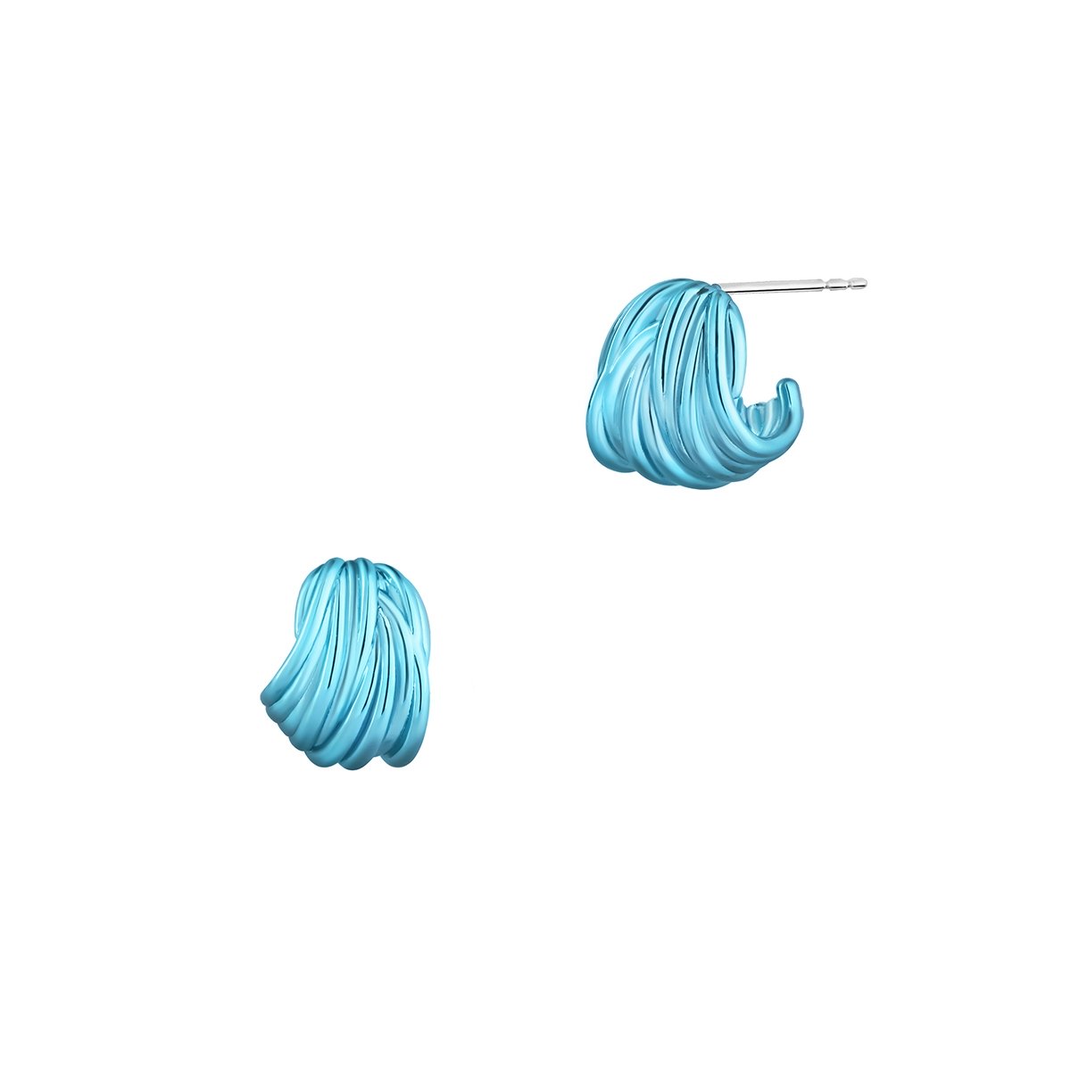 W.KRUK Kolczyki Blue Lagoon Princess Club