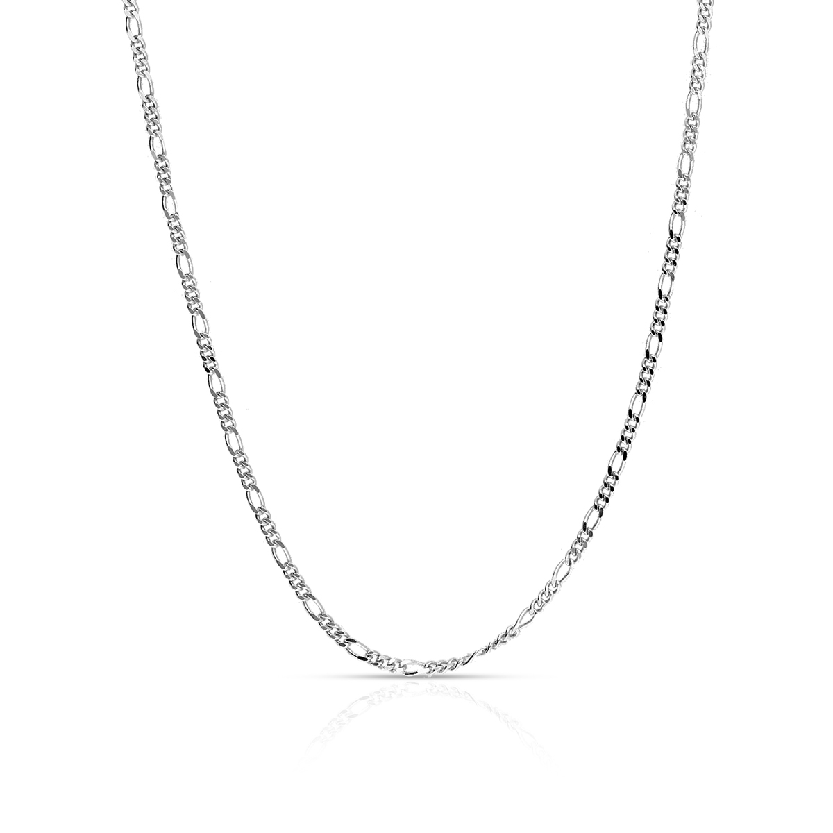 W.KRUK Łańcuszek srebrny figaro