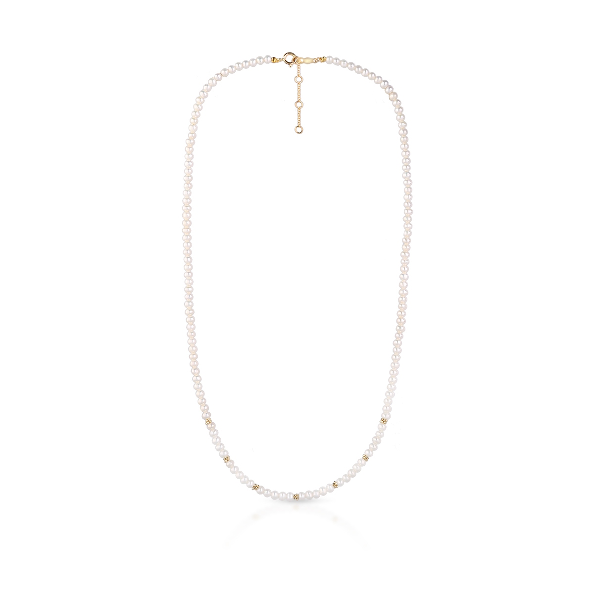 W.KRUK Naszyjnik złoty z perłami