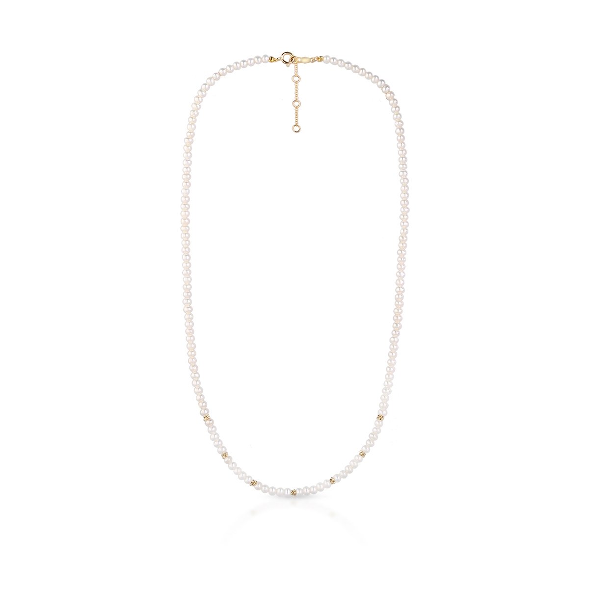 W.KRUK Naszyjnik złoty z perłami