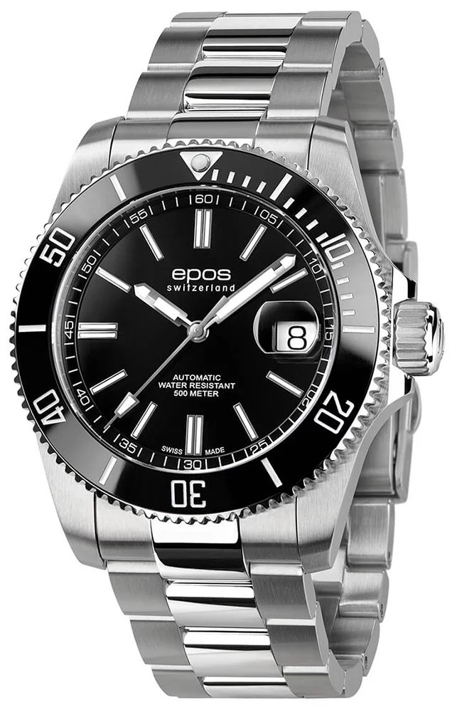 Zegarek Męski EPOS 3504 Diver Automatic Sport 3504.131.20.15.30