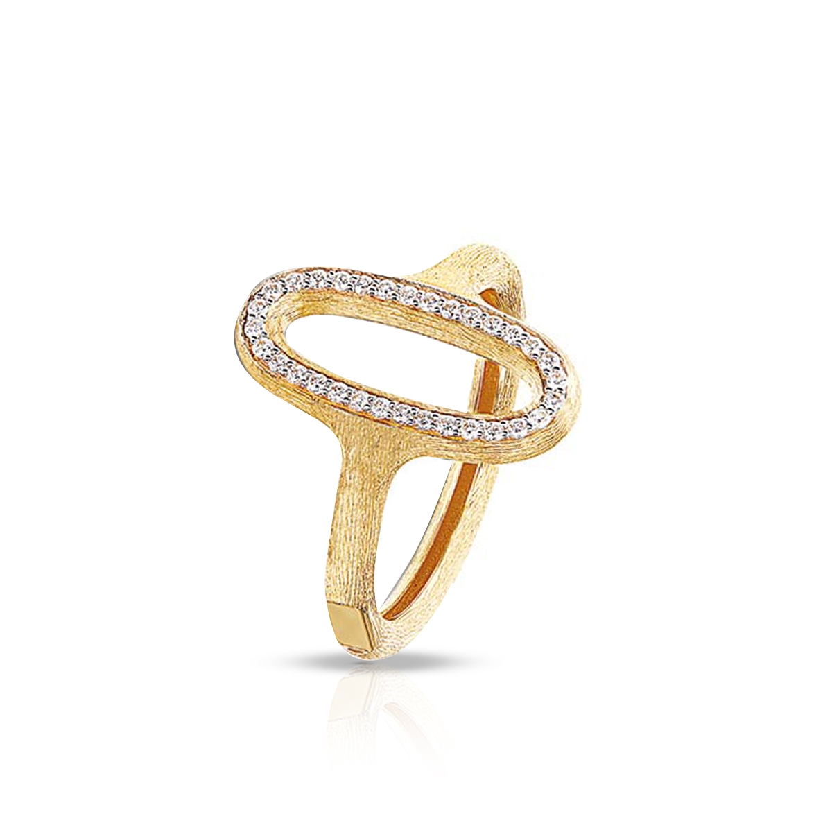 W.KRUK Pierścionek złoty Nanis