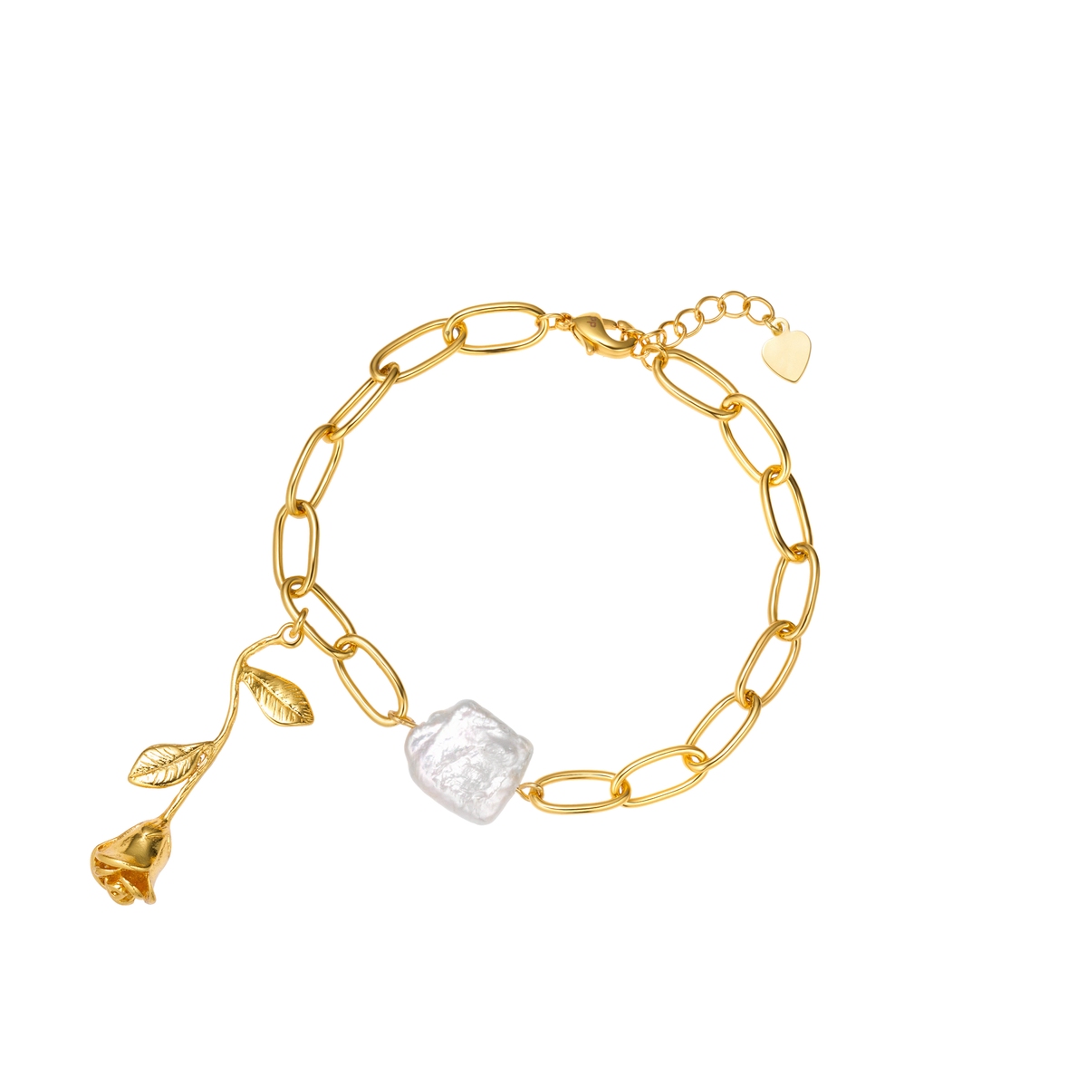 W.KRUK Bransoleta z różą Basics