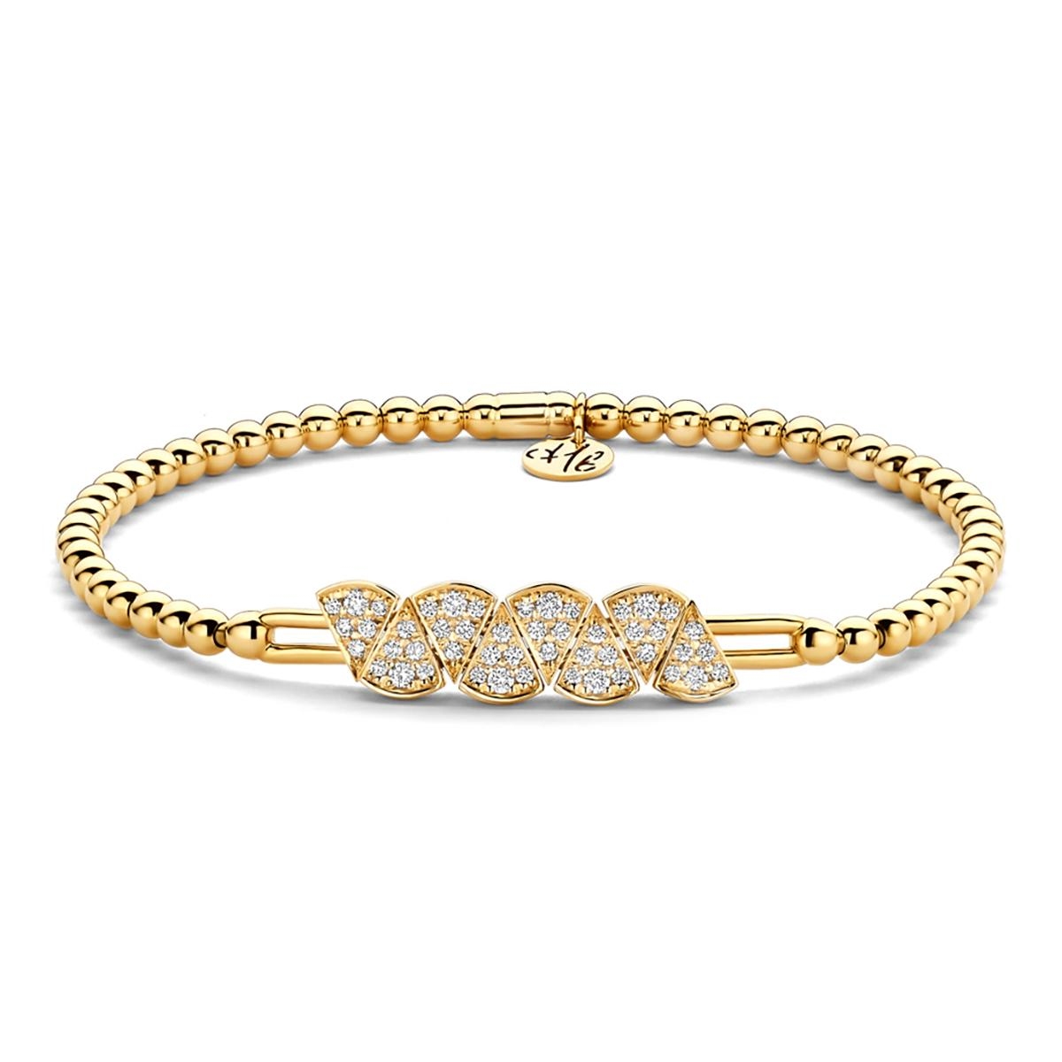 W.KRUK Bransoleta złota Hulchi Belluni