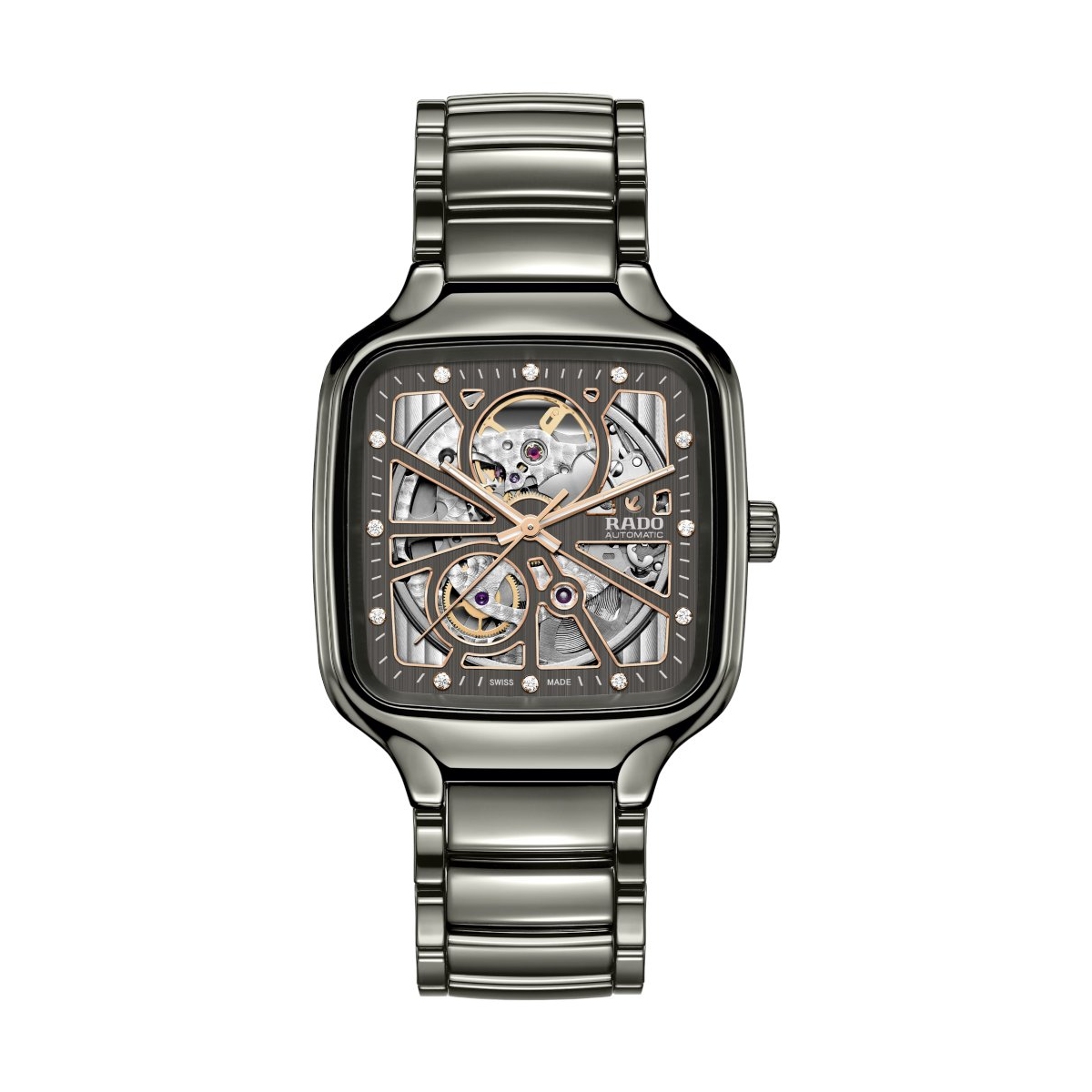 W.KRUK ZEGAREK RADO True Square Automatic Open Heart