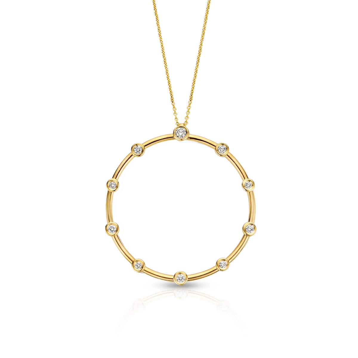 W.KRUK - Naszyjnik złoty Hulchi Belluni