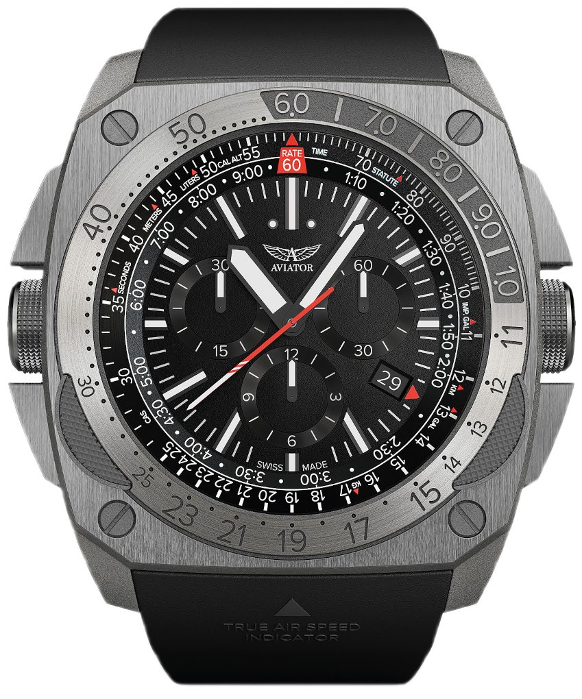 Zegarek Męski AVIATOR Smt MIG-29 M.2.30.0.219.6