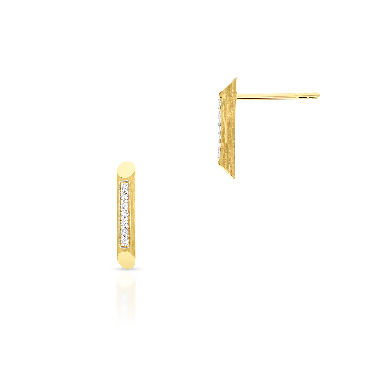 W.KRUK Kolczyki złote Nanis