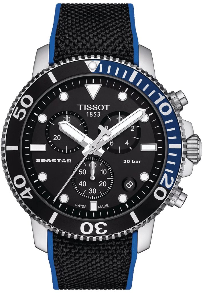 Zegarek Męski TISSOT Seastar 1000 Chronograph T-Sport T120.417.17.051.03