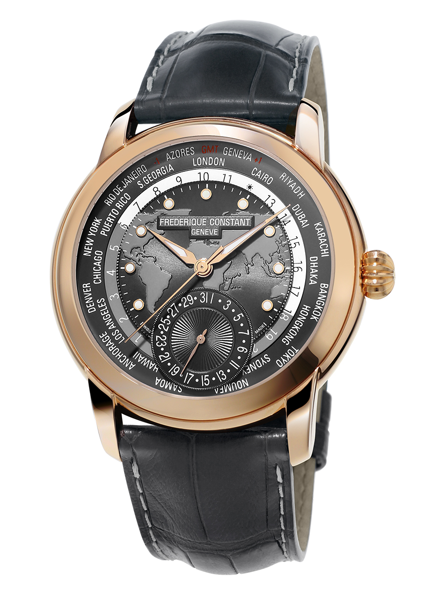 Zegarek Męski FREDERIQUE CONSTANT WORLDTIMER MANUFACTURE FC-718DGWM4H4