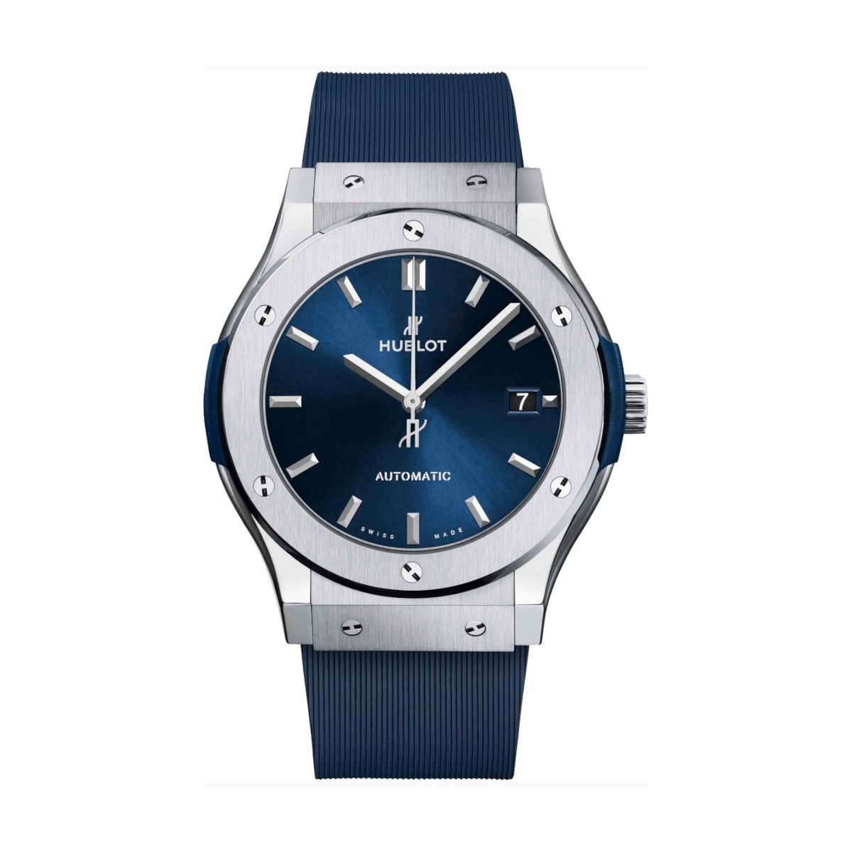 W.KRUK ZEGAREK HUBLOT CLASSIC FUSION TITANIUM BLUE