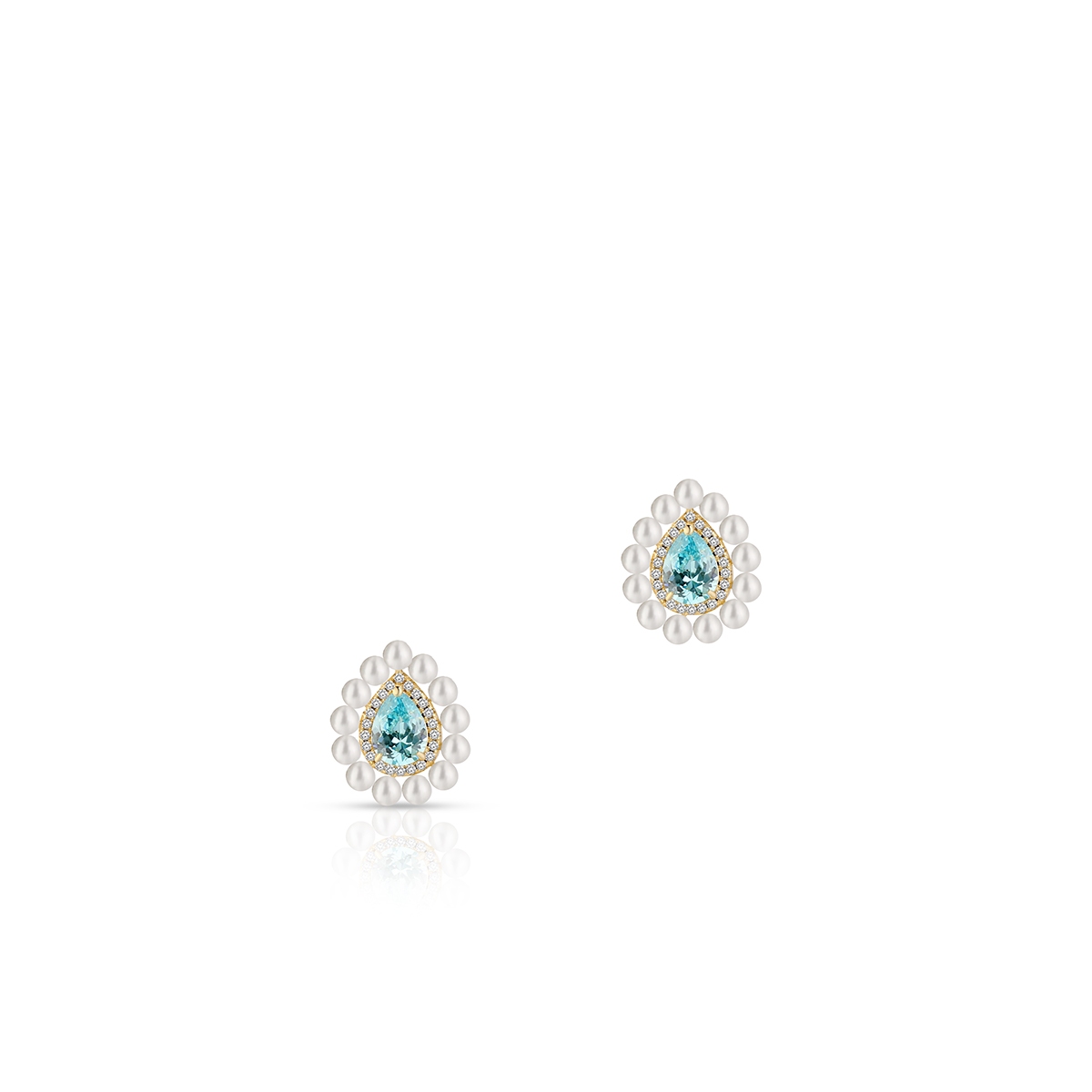 W.KRUK Kolczyki srebrne pozłacane