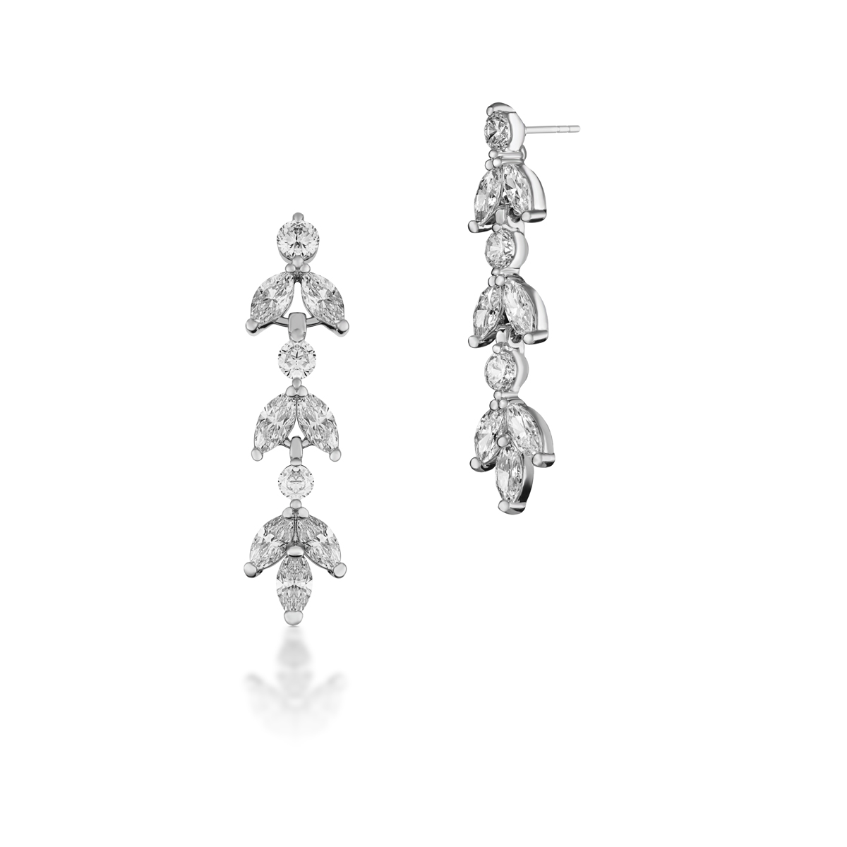 W.KRUK - Kolczyki wieczorowe z cyrkoniami