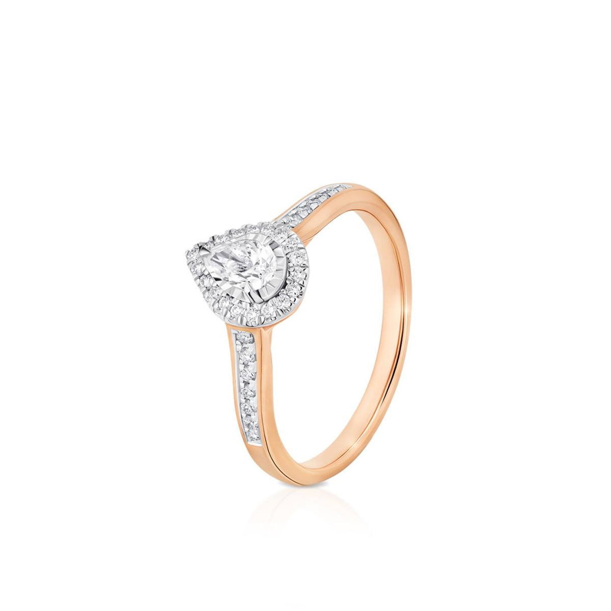 W.KRUK - Pierścionek złoty bicolor z brylantem i diamentami