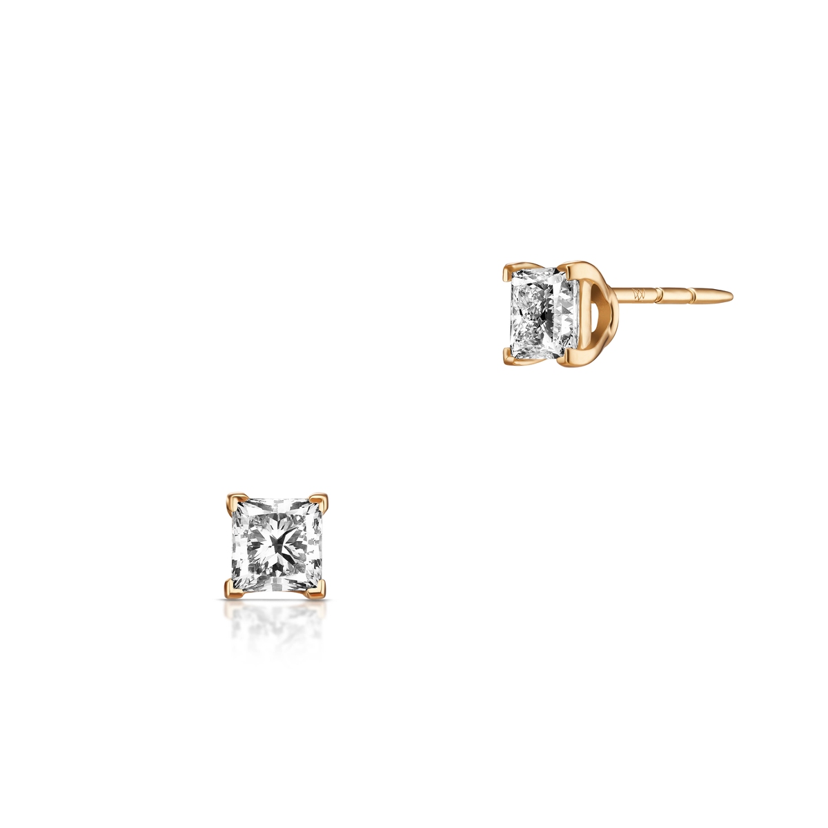 W.KRUK Kolczyki złote Niezwykły