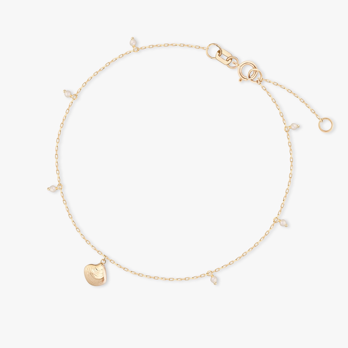 W.KRUK Bransoleta złota na nogę Santorini