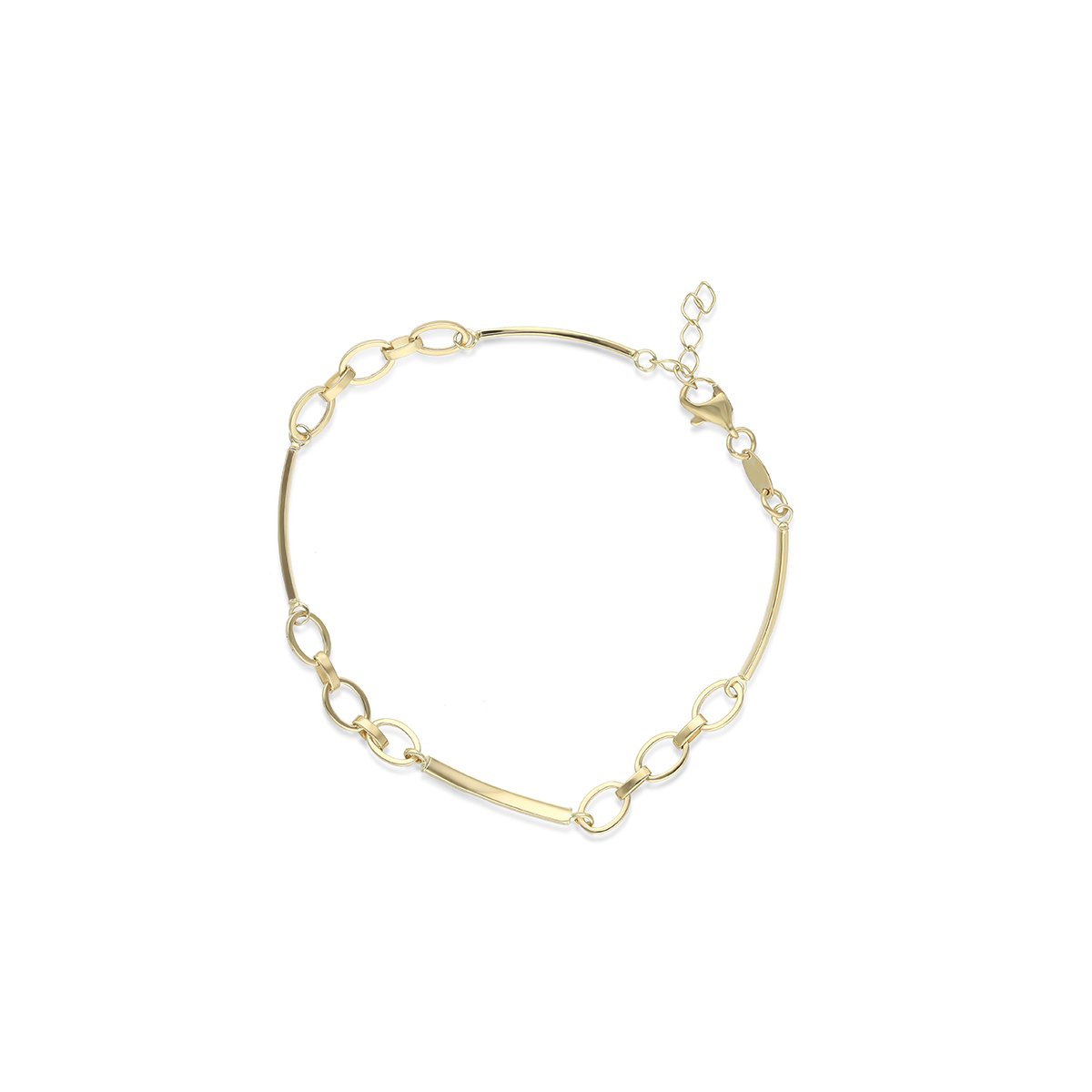 W.KRUK - Bransoletka złota z elementem pancerki