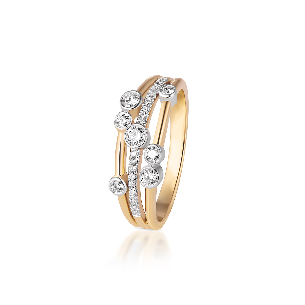 W.KRUK - Pierścionek złoty