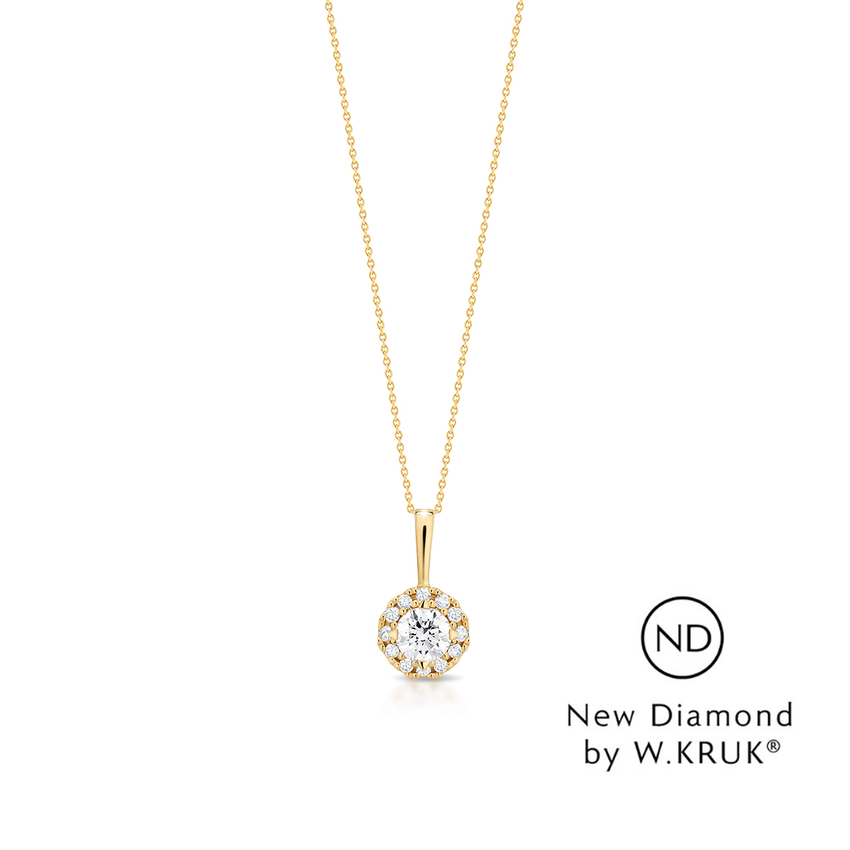 W.KRUK - Wisiorek złoty Doskonały