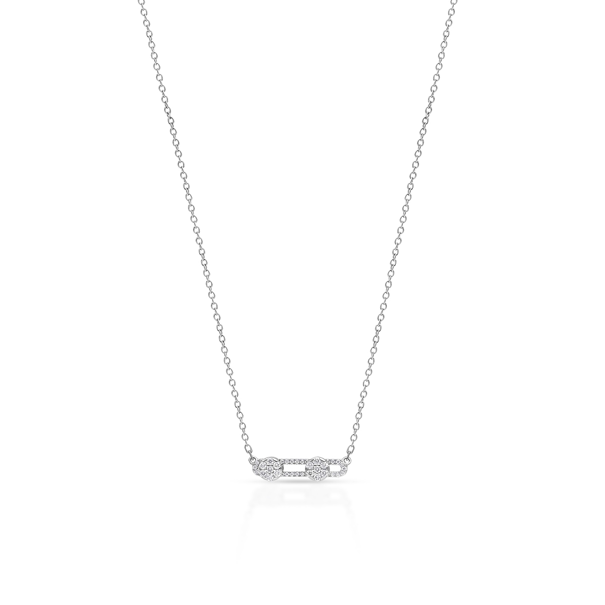 W.KRUK Naszyjnik białe złoto HULCHI BELLUNI