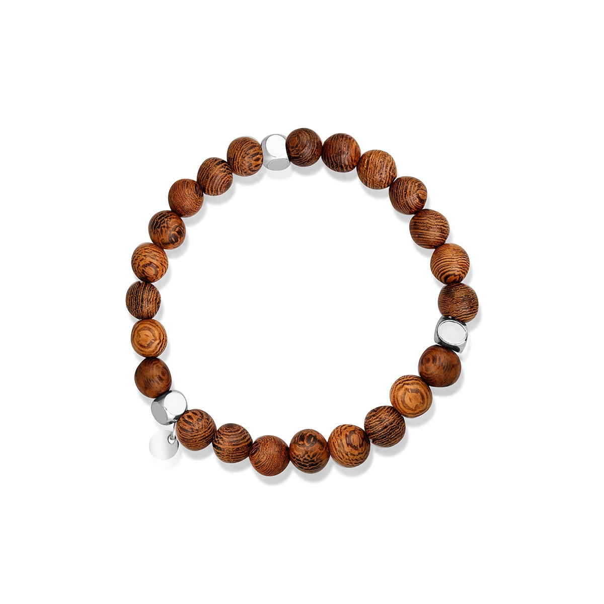 W.KRUK Bransoleta ze stali drewno