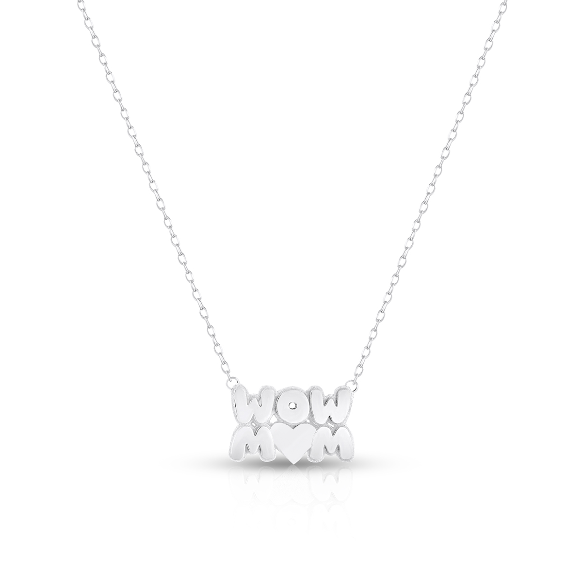 W.KRUK - Naszyjnik srebrny Mom