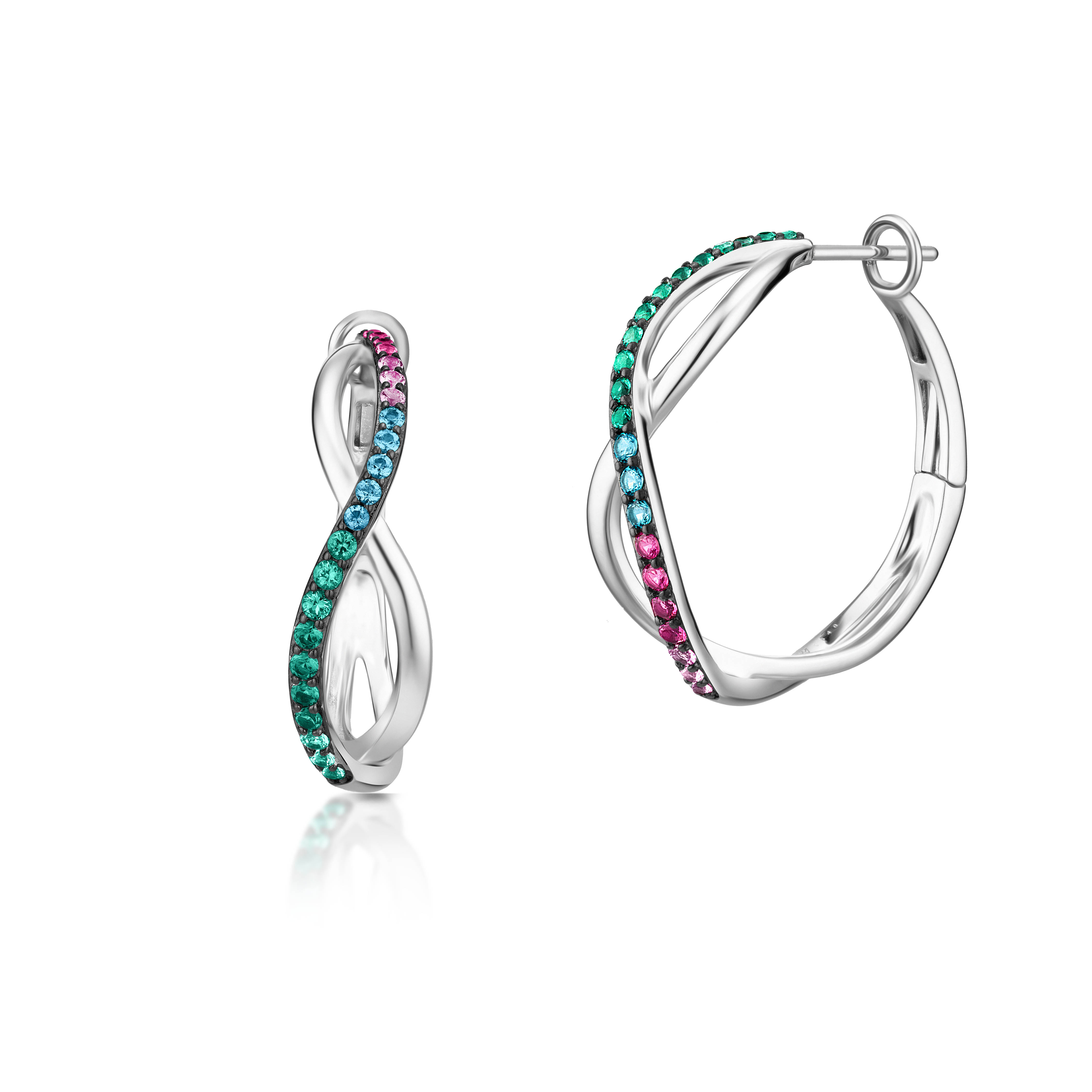 W.KRUK - Kolczyki srebrne Preludium Paradise Birds